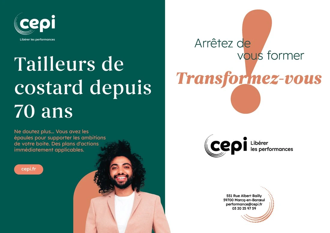 Proposition de dépliant, faces extérieures