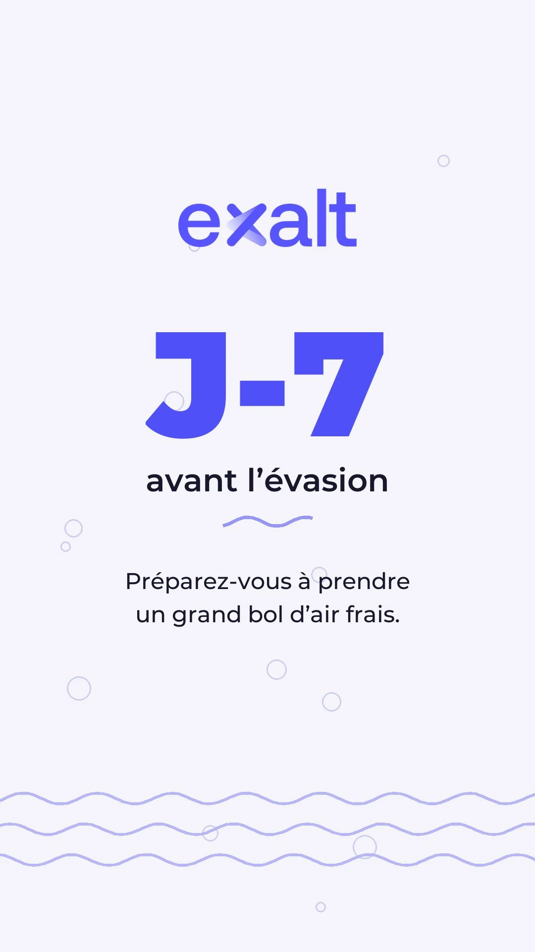 Story de compte à rebours, J-7
