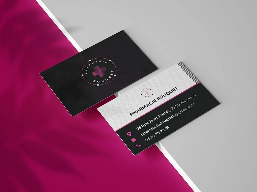 Cartes de visite Pharmacie Fouquet