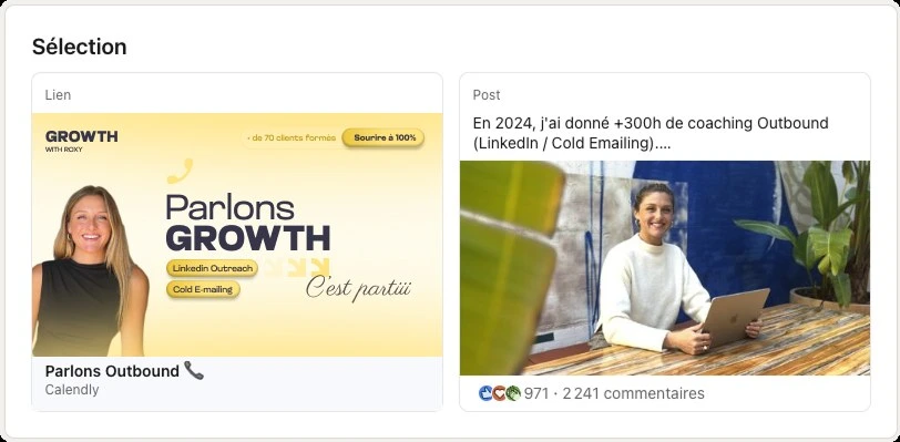 Carte Parlons Growth et publication