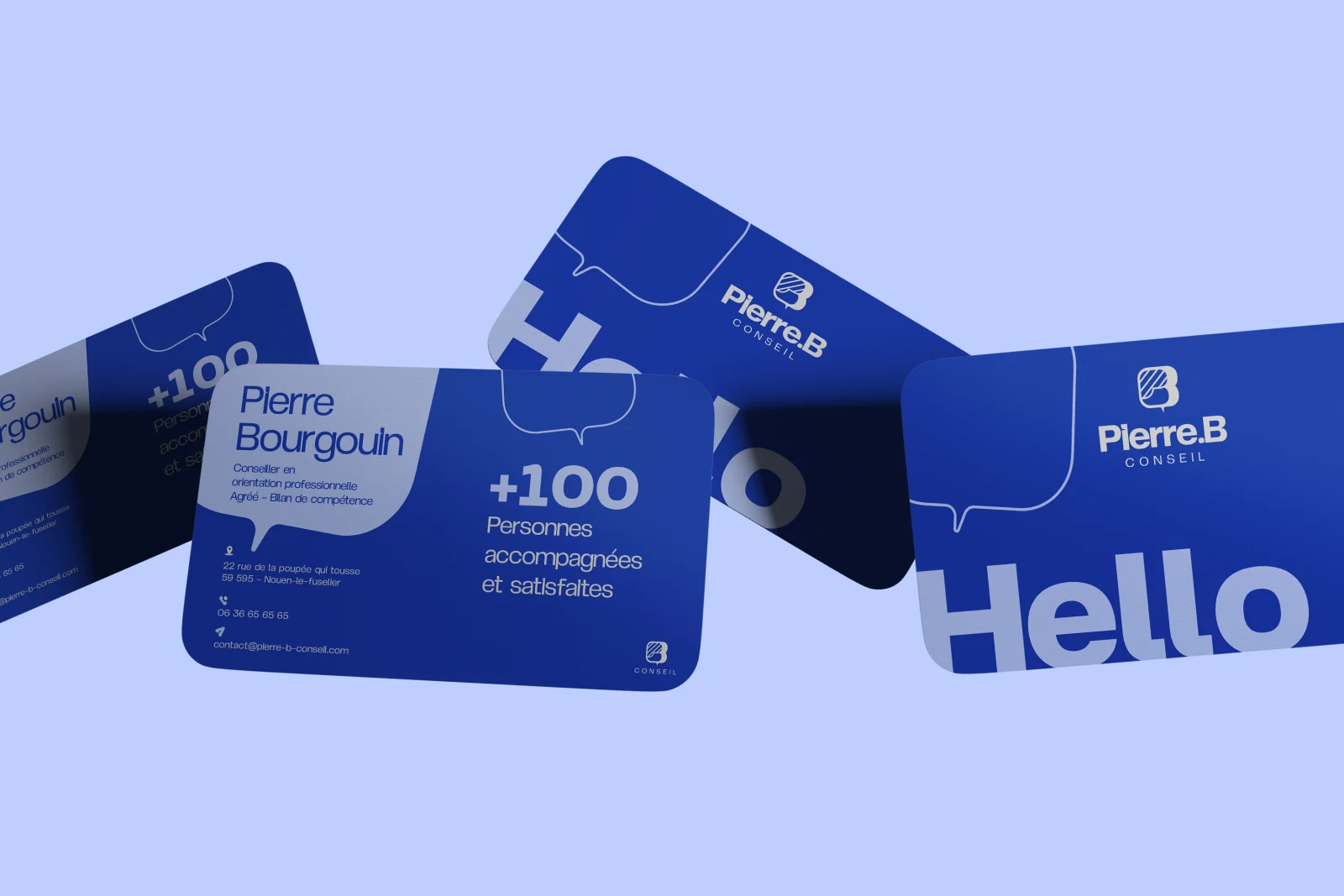 Cartes de visite Pierre.B Conseil.
